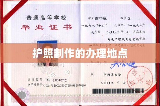 秦淮护照制作的办理地点