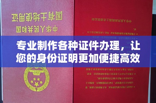 秦淮专业制作各种证件办理，让您的身份证明更加便捷高效