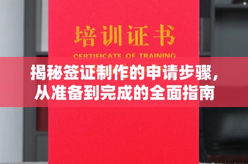 秦淮揭秘签证制作的申请步骤，从准备到完成的全面指南