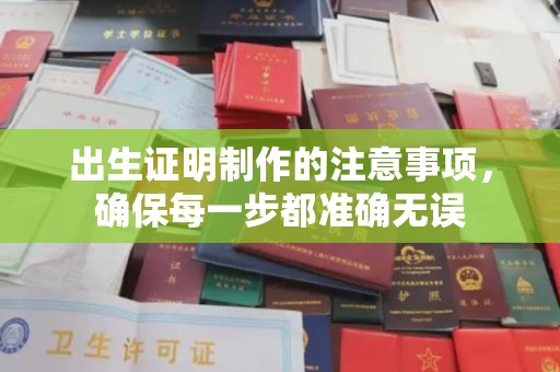 秦淮出生证明制作的注意事项，确保每一步都准确无误