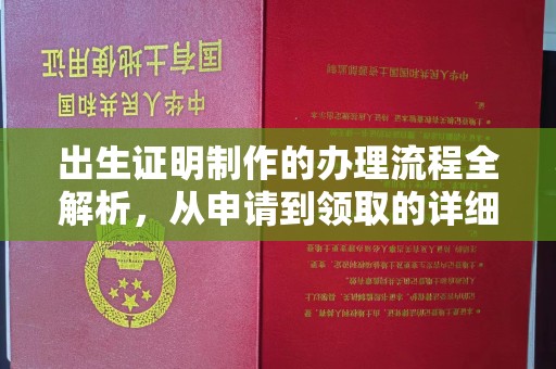 秦淮出生证明制作的办理流程全解析，从申请到领取的详细指南